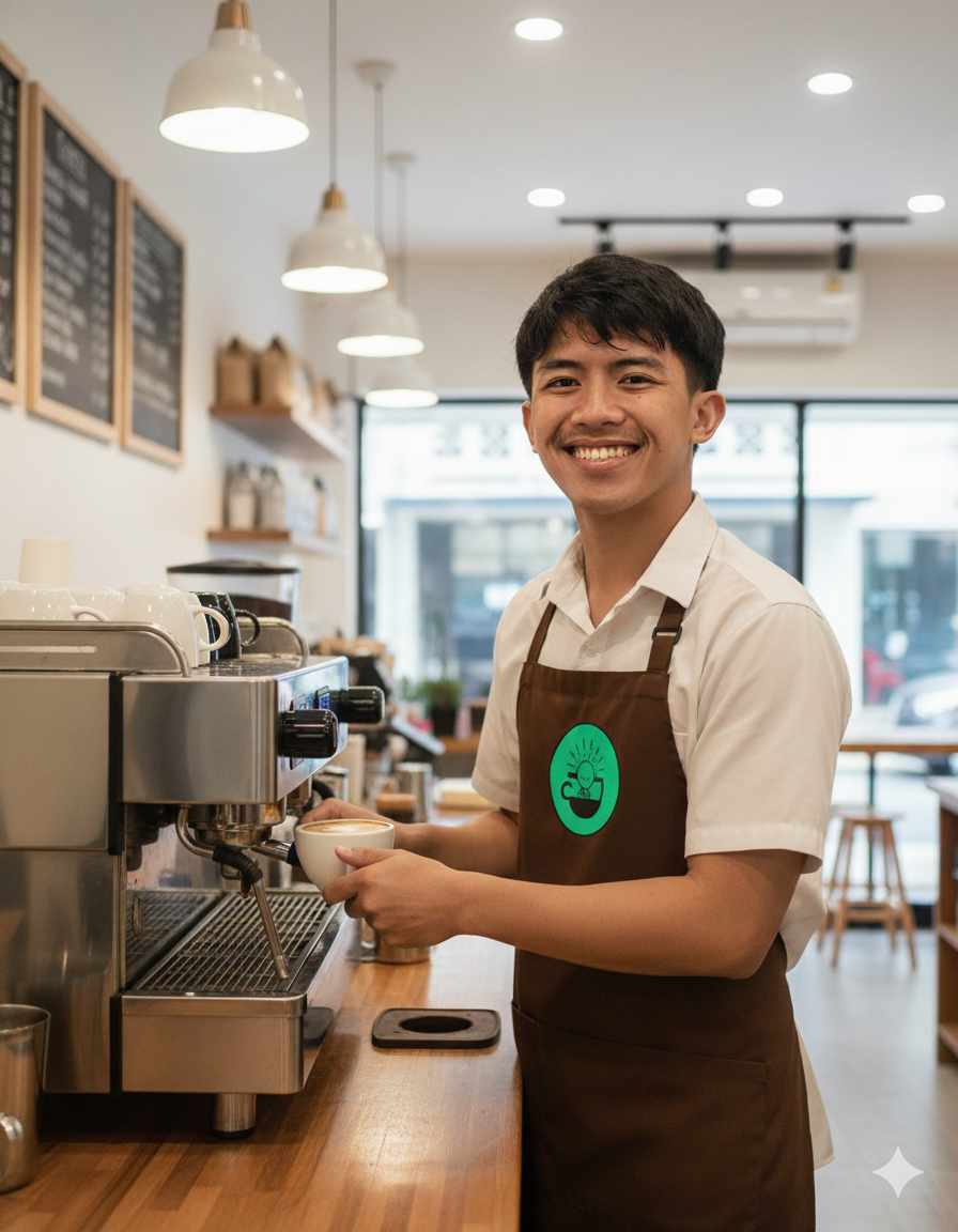 Team member Jann Chester Serfino